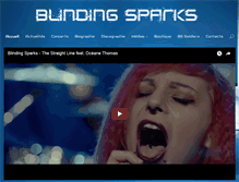 Tablet Screenshot of blindingsparks.com